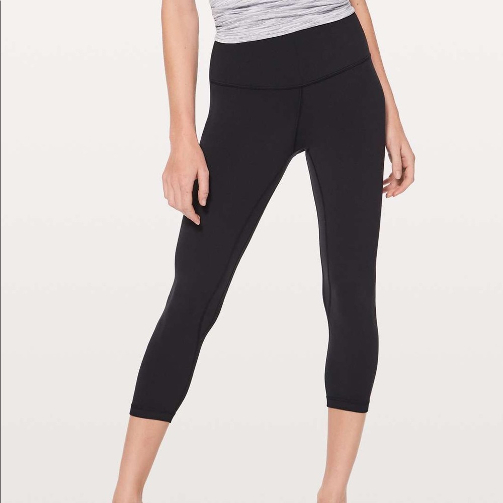 Lululemon Cropped Black Align Leggings Size 6